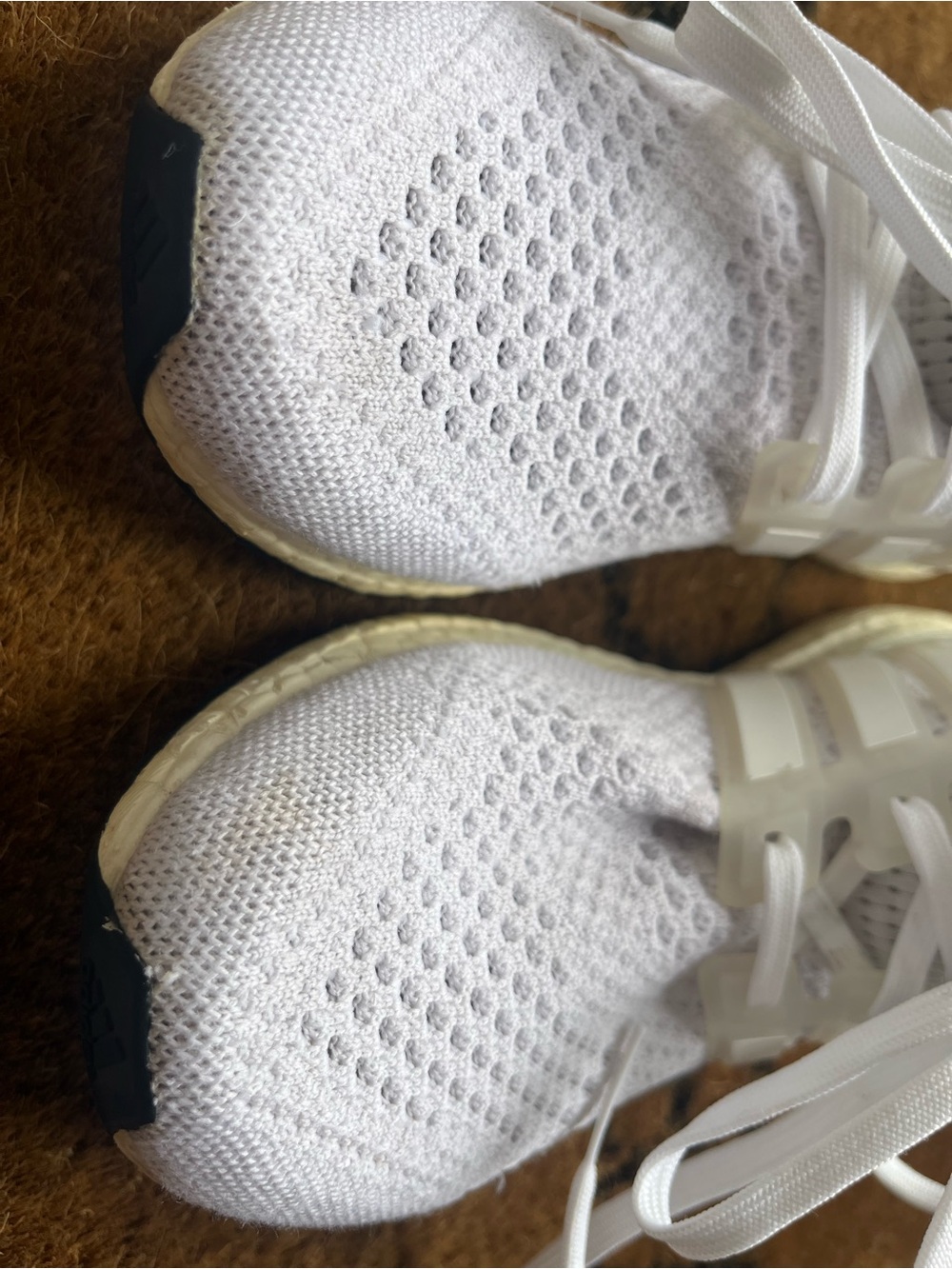 adidas White Knit Ultraboost Athletic Sneakers - Picture 2 of 10